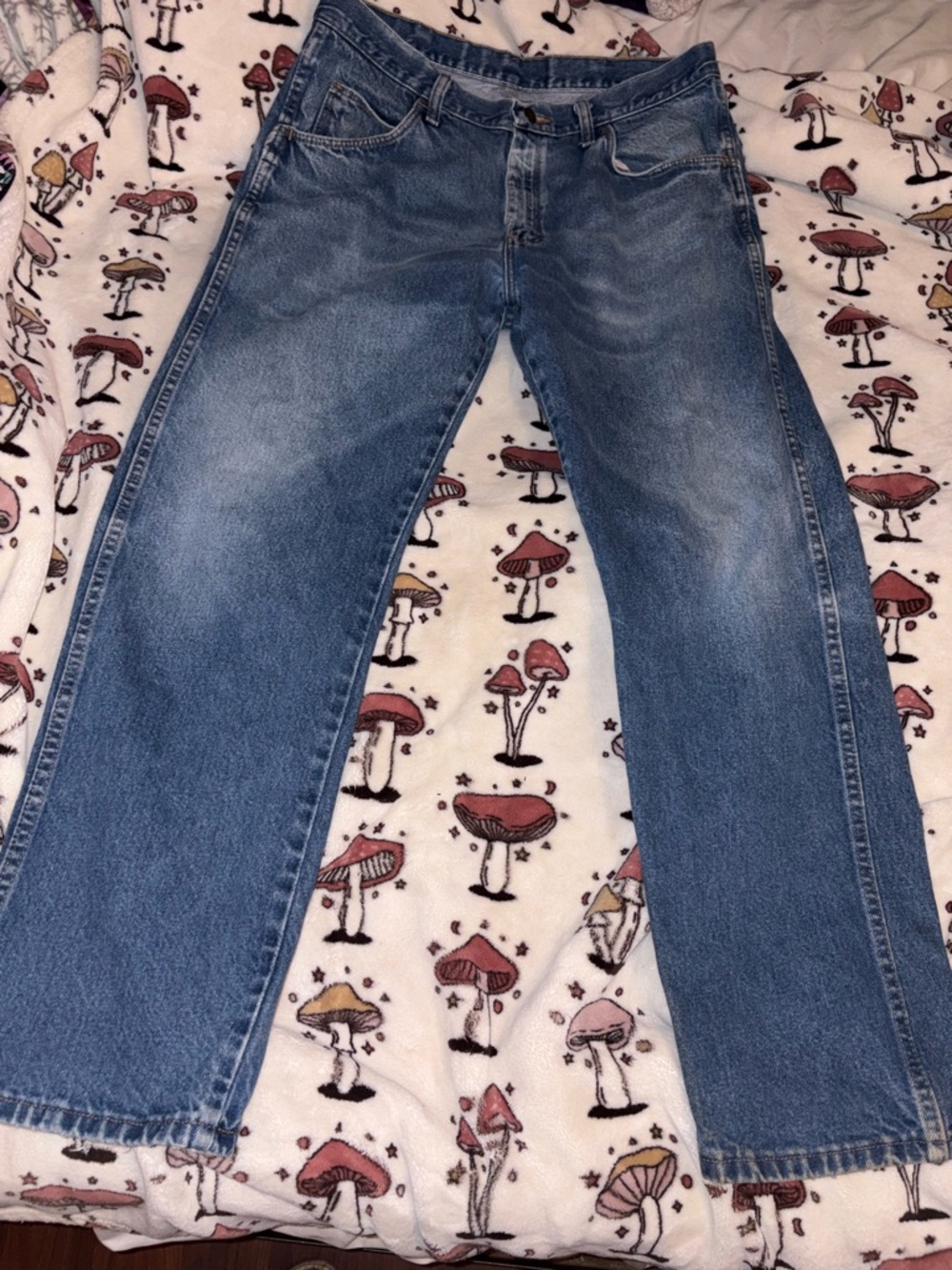 Vintage Rustler Men's Straight Leg Jeans 36/30